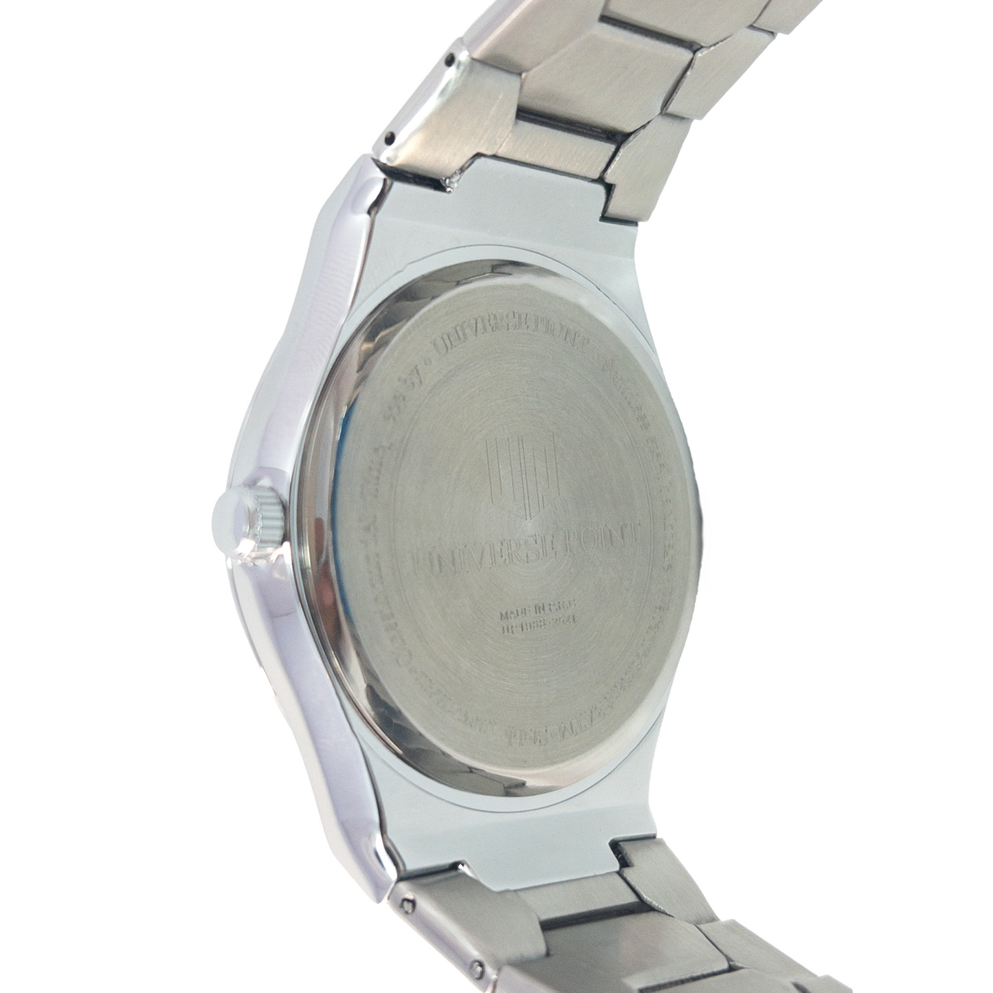 Universe Point Royal Steel Quartz Watch – Brushed Olive Dial Edition