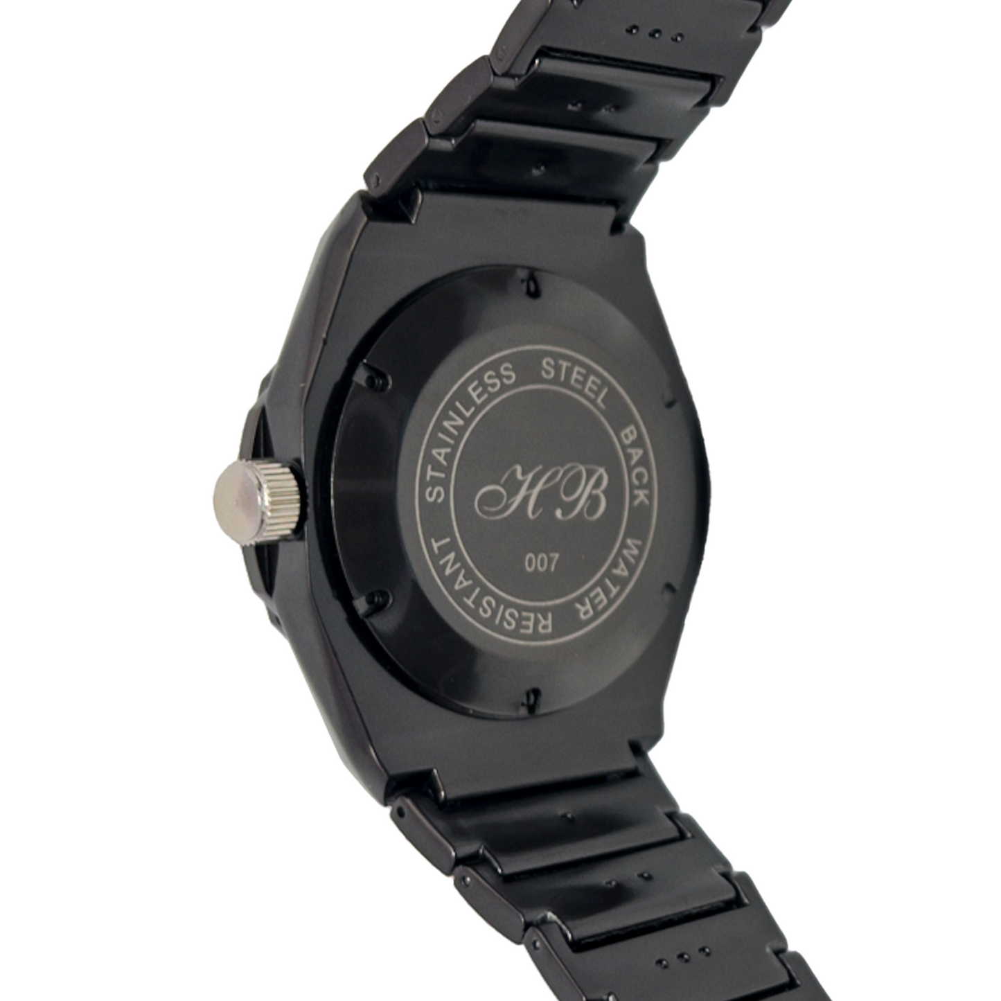 Hublot Style Chronograph Skeleton Watch – Matte Black Quartz Edition