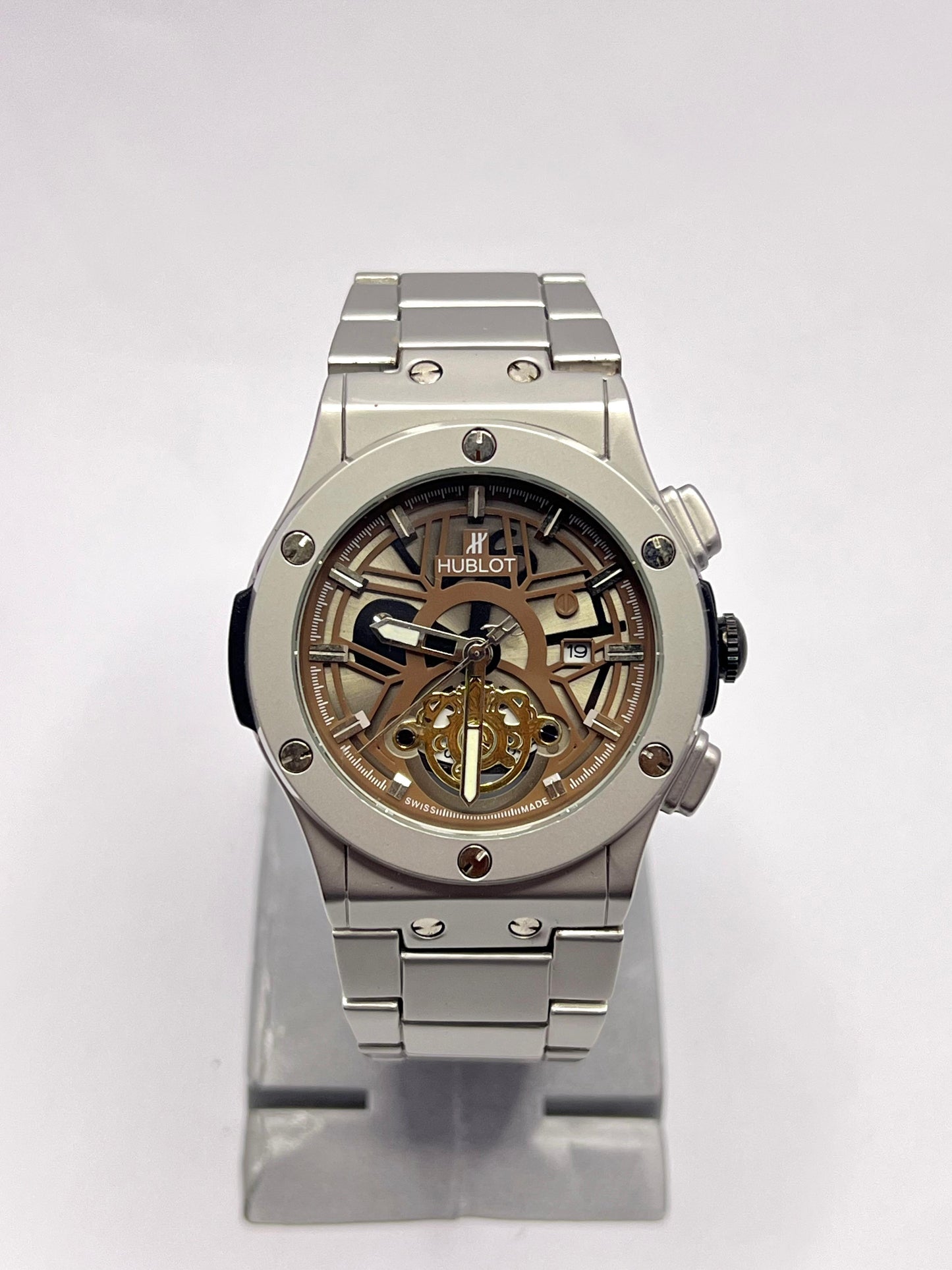 Hublot Big Bang Series Watch - Men’s Luxury Stainless Steel Mechanical Tourbillon Style Timepiece