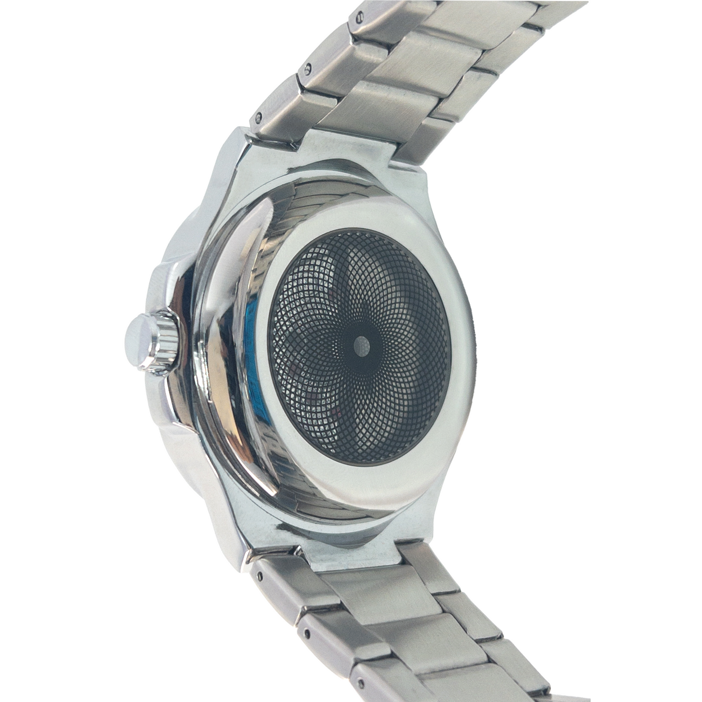 Patek-Inspired Nautilus Style Quartz Watch – Silver Steel Edition