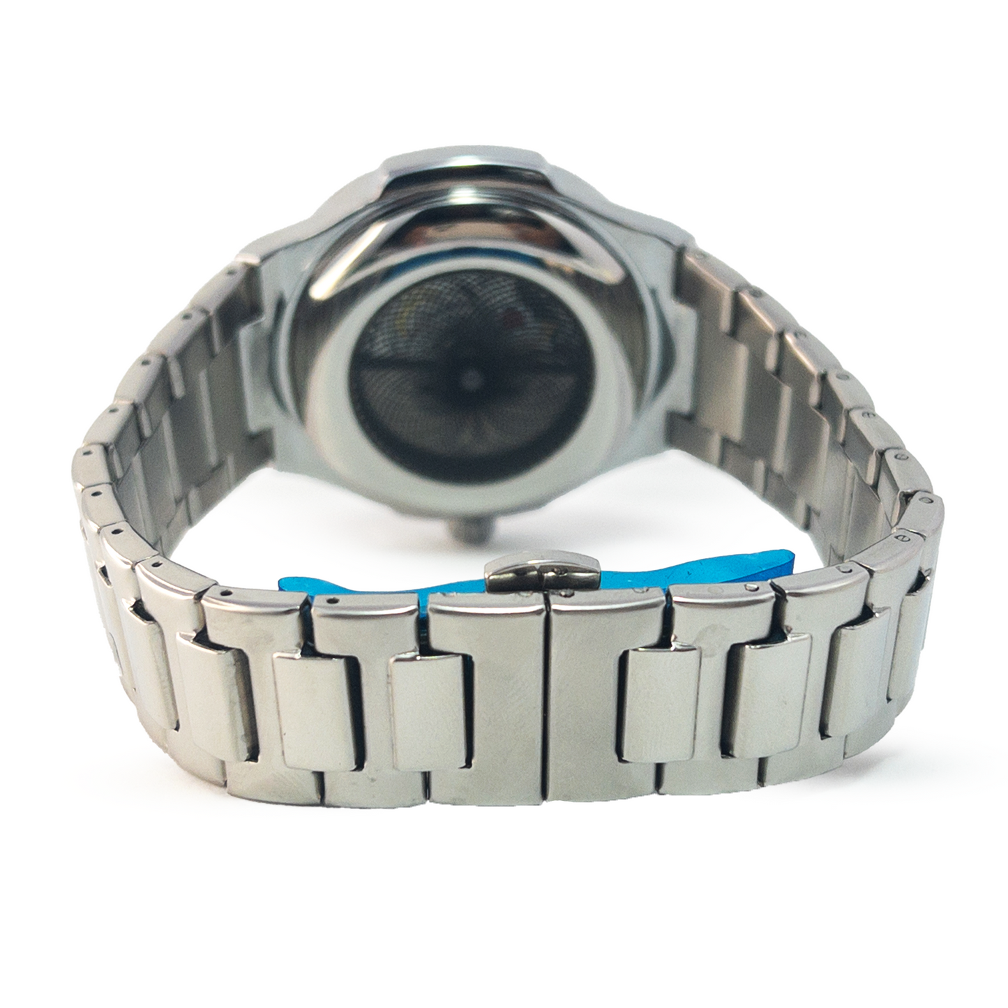 Patek-Inspired Nautilus Style Quartz Watch – Silver Steel Edition