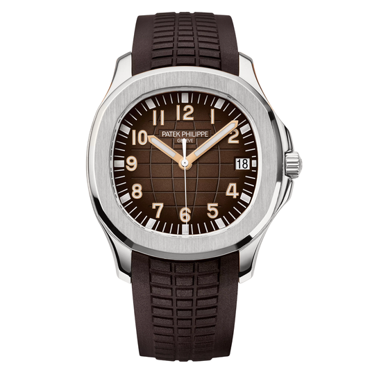 Patek Style Aquanaut Brown Dial Quartz Watch – Rubber Strap Edition
