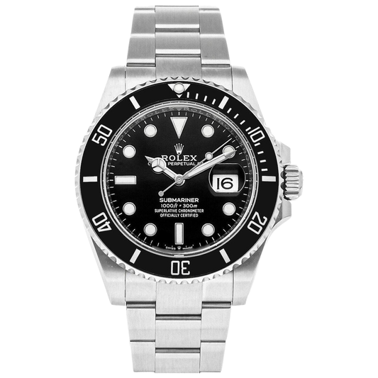 Rolex Sea-Dweller Inspired | Deep Black Dial Stainless Steel Men's Watch