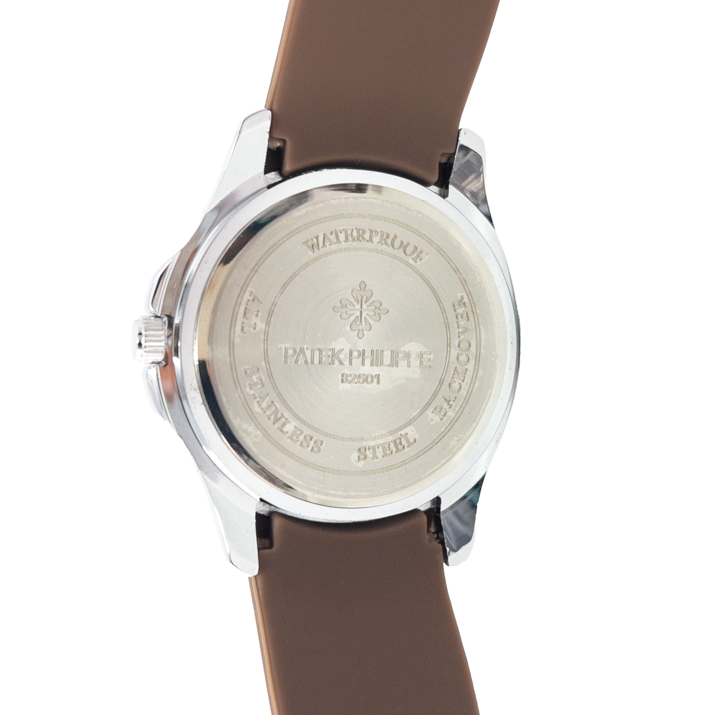 Patek Style Aquanaut Brown Dial Quartz Watch – Rubber Strap Edition