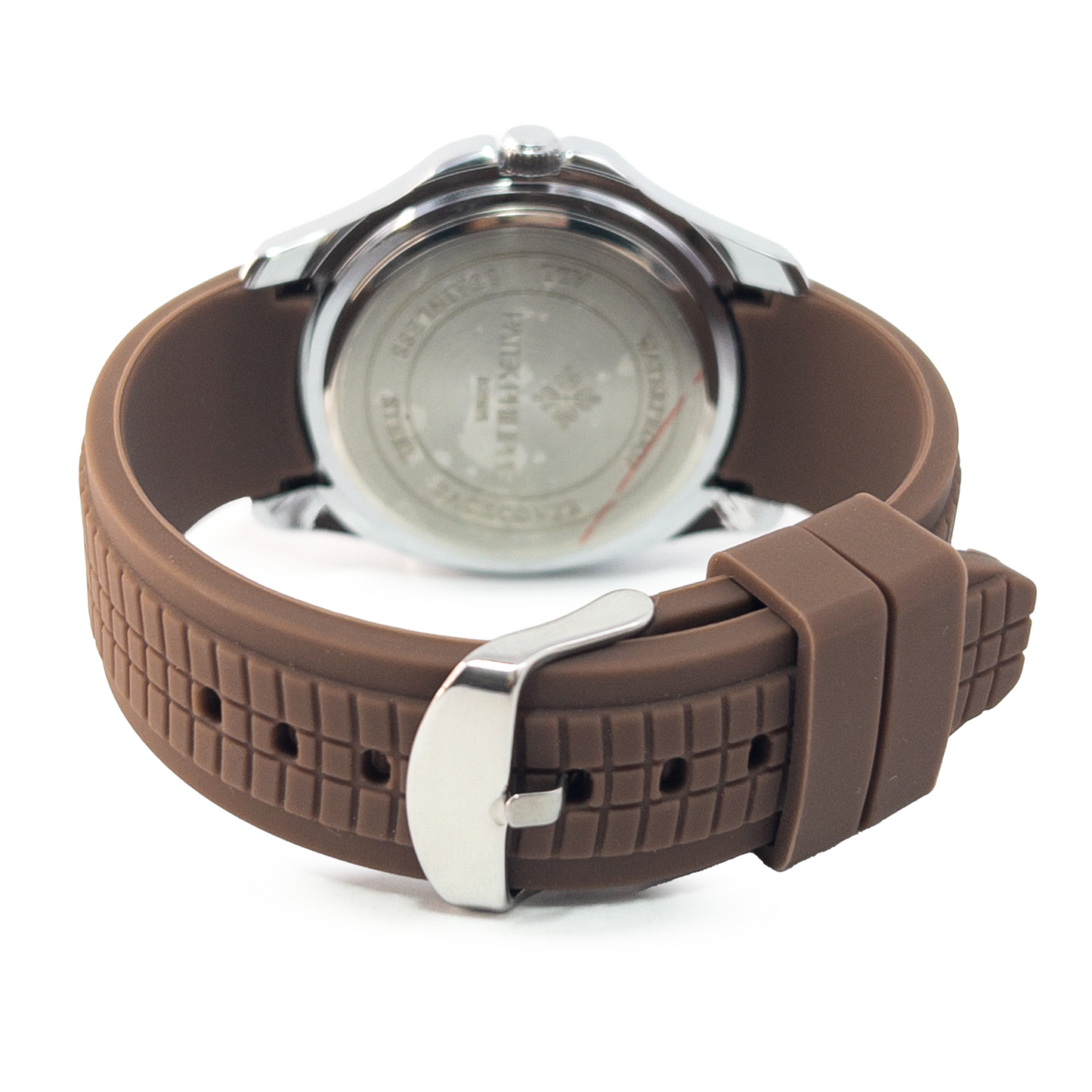 Patek Style Aquanaut Brown Dial Quartz Watch – Rubber Strap Edition